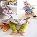 Romirus Infant Baby Moccasins Soft Sole Anti-Slip Tassels Prewalker Toddler Shoes (S: 0-6 months, Golden)