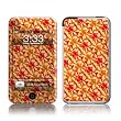 Skully Orange Design Apple iPod Touch 1G (1st Gen) Protector Skin Decal Sticker