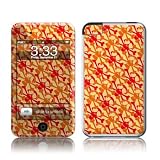 Skully Orange Design Apple iPod Touch 2G (2nd Gen) / 3G (3rd Gen) Protector Skin Decal Sticker