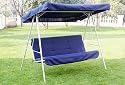 3 SEATER BLUE SWINGING HAMMOCK