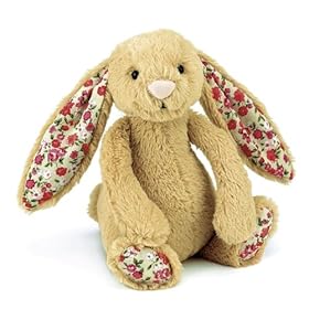  Jellycat Bashful Blossom Bunny - Honey, 7