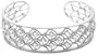 Sterling Silver Cubic Zirconia Bangle Bracelet
