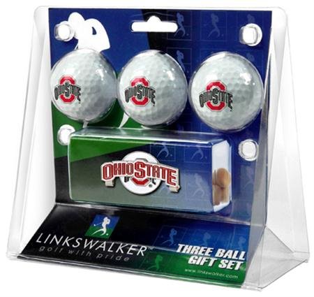 Ohio State Buckeyes Osu Ncaa Slider Hat Clip 3 Golf Ball Gift Packs