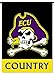 NCAA East Carolina Pirates 2-Sided Country Garden Flag, One Size, Team Color