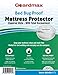 Guardmax Jersey Knitted Queen Zippered Mattress Encasement - Waterproof & Bed Bug Proof Mattress Protector - Comfortable, Soft, and Noiseless Zippered Bedding - Dust Mite Proof (60 x 80 x 12)