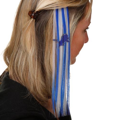 Detroit Lions Ladies Light Blue-White Sports Hair Extensions