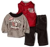 Baby Rebels Baby-boys Newborn Team Captain Vest And Pant Set