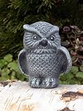 Eigenschaften Tiefes Kunsthandwerk GbR  / Tierfigur Steinfigur Eule mini schiefergrau