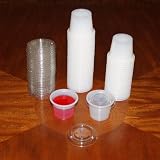 160 - 1 ounce Jello Shot - Souffle Cups with Lids