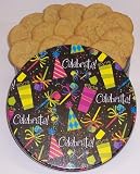 Gourmet Food : Scott's Cakes 2 1/2 lb. Peanut Butter Cookies in a Large Celebration Tin