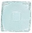 Clear Spanish Glass Small Square Plate 8 1/2" x 8 1/2"