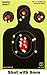 Splatter Spots Silhouette Targets, 12 x 18-Inch (10 Pieces)