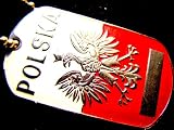 POLAND POLISH EAGLE FLAG POLSKA ARMY MILITARY DOG TAG