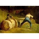 The Wood Sawyers, by Jean-Francois Millet (Print On Demand)