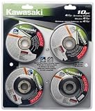 10 Piece 4½ Grinding Wheel Set