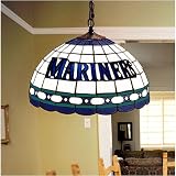 Seattle Mariners MLB Stained Glass Hanging Ceiling Lamp