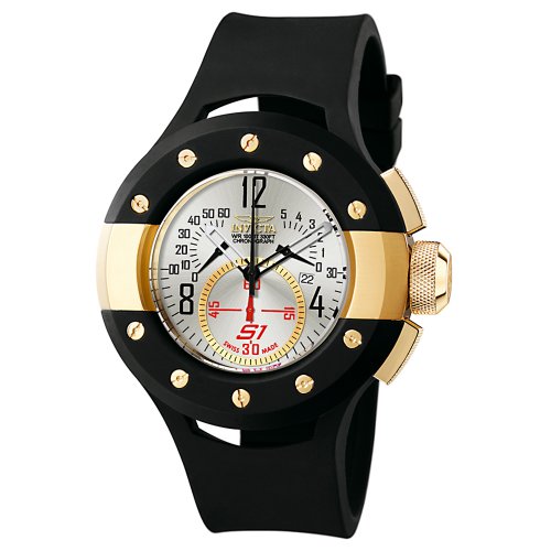 Invicta Men's 6461 S1 Collection Chronograph Black Rubber Watch