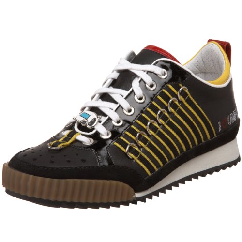 DSQUARED2 Women’s Camping Donna Sneaker,Black,39 EU (US Women’s 9 M)