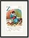 Black Framed/Matted Print 17x23, Z is for Zella