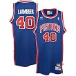 adidas Detroit Pistons #40 Bill Laimbeer Royal Blue Hardwood Classic Swingman Basketball Jersey