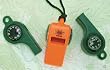 Sun Company Triple Whistle (Compass & Thermometer) - Assorted Colors