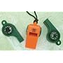Sun Company Triple Whistle (Compass & Thermometer) - Assorted Colors