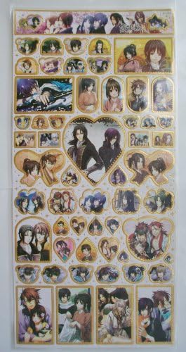Japan Anime Hakuoki Shinsengumi LARGE Stickers Sheet #3