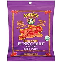 Annie's Berry Patch Organic Fruit Snacks, 2.75-Ounce Bag (Pack of 9)
