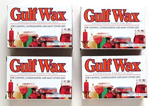 Gulfwax Paraffin Wax for Canning, Candlemaking - 4 Pounds
