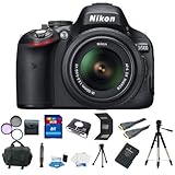 Nikon D5100 16.2MP CMOS Digital SLR Camera with 18-55mm f/3.5-5.6 AF-S DX V ....