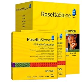 Rosetta Stone Version 3: German Level 1 and 2 Set with Audio Companion (Mac/PC CD)