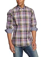 Maerz Camisa Hombre (Verde / Violeta)