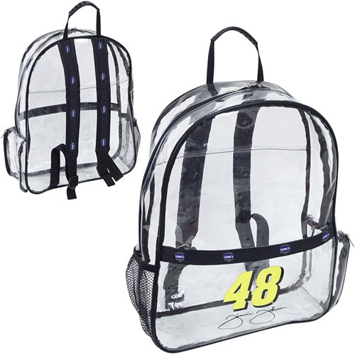 Buy Drivers Select Jimmie Johnson Clear Backpack by Chase Authentics