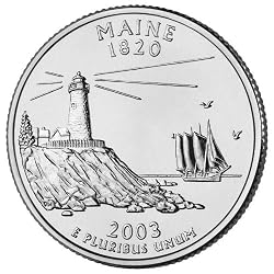2003-P Maine BU State Quarter