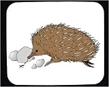 Mouse Pad with echidna, australia, eating, mammal, animal, marsupial