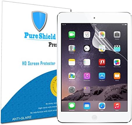 Pure Shield® [3-Pack] Screen Protector for iPad Mini / iPad Mini 2 / iPad Mini 3 / New Apple iPad Mini with Retina display High Definition (HD) High-Response Xtreme Scratch Defender Premium with Lifetime Warranty (Anti-Glare)