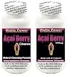 New Watts Power Pure Amazon Acai Berry 1200mg PDS & Acai Berry Extreme Cleanse Blend 1250mg Pds- Combo 2 Pack- Detox - Cleanse - Energy - Diet