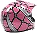 Youth Offroad Gear Combo Helmet Gloves Goggles DOT Motocross ATV Dirt Bike Spiderman Pink , Small