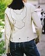 Harley Davidson Women's Cream City Goatskin Leather Jacket. Full featured. 98128-08VW