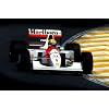 Ayrton Senna Poster Print F1 Artwork A2 size