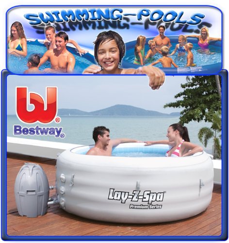 BESTWAY Bj. 2012 IN-OUTDOOR WHIRLPOOL 4Pers. swimmingpool JACUZZI POOL Badewanne Sauna Pool bis 40° plus Angebote
