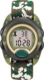 Timex Children's Kids T71912 Green Cloth Quartz Watch with Digital Dial