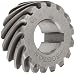 Boston Gear H1616L Plain Helical Gear, 45 Degree Helix, 14.5 Degree Pressure Angle, 0.500 Bore, 16 Pitch, 16 Teeth, Steel, LH