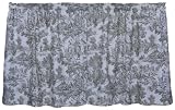 Victoria Park Toile 68-Inch-by-24 Inch Tailored Tier Curtains, Green