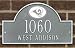 St. Louis Rams Pewter and Silver Personalized Address Plaque