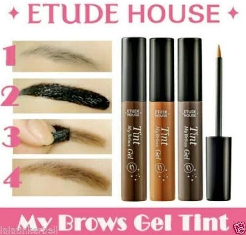 Tint My Brows Gel 5g UK Seller Eyebrow pencil kit Permanent tattoo wunder BROWN by GLITZ COSMETICS