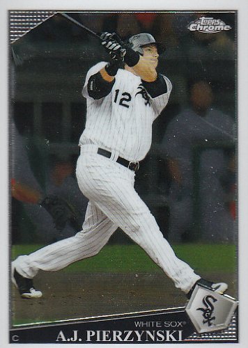 2009 Topps Chrome #44 A.J. Pierzynski (44A) - Chicago White Sox (Baseball Cards)