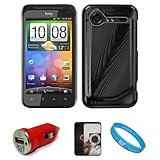 Black Metallic Cosmo Wave Design Protective Crystal Snap-On Case Cover for  ....