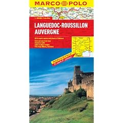 Languedoc-Roussillon, Auvergne Marco Polo Map (Marco Polo Maps)