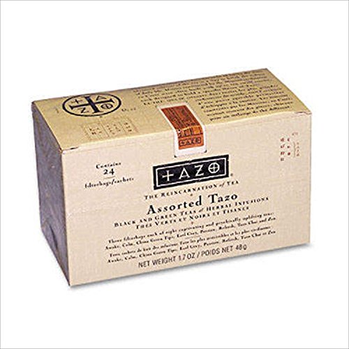 Tazo® Assorted Tea Bags, 24 Tea Bags Per Box